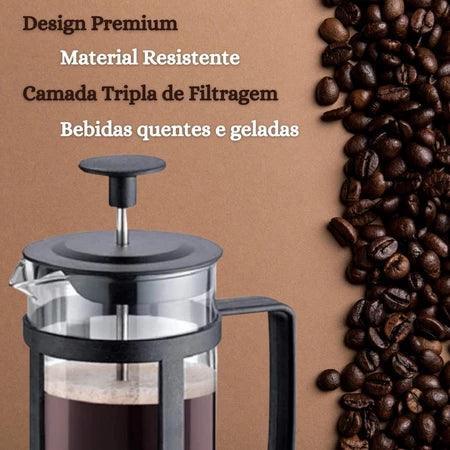 Cafeteira Prensa Francesa Belle Café™ - Loja Relâmpago