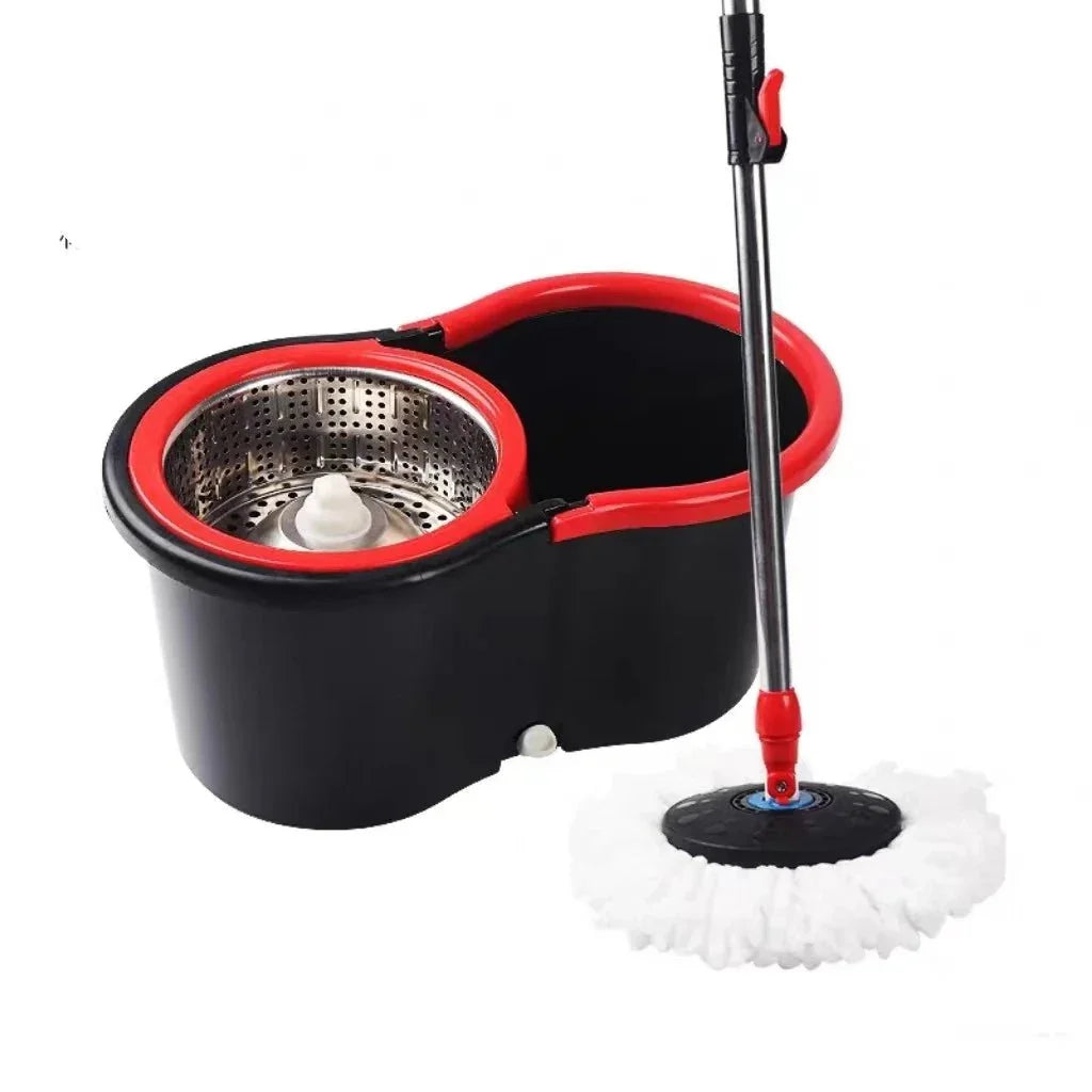 Mop Giratório C/ Balde de Aço Inox - Loja Relâmpago