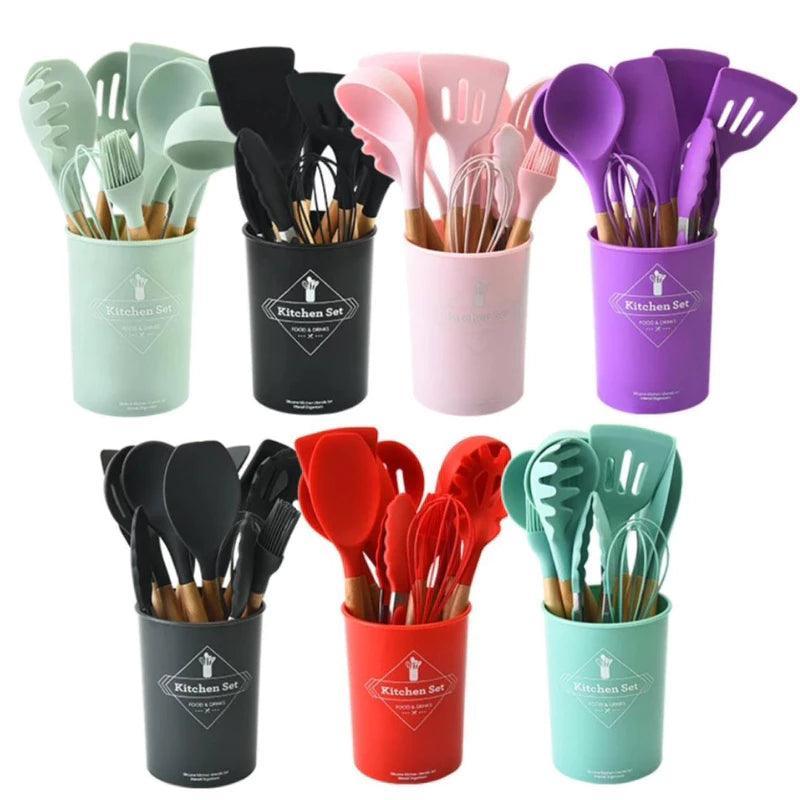 Kit Talheres de Silicone Giullia C/12 Peças - Loja Relâmpago 