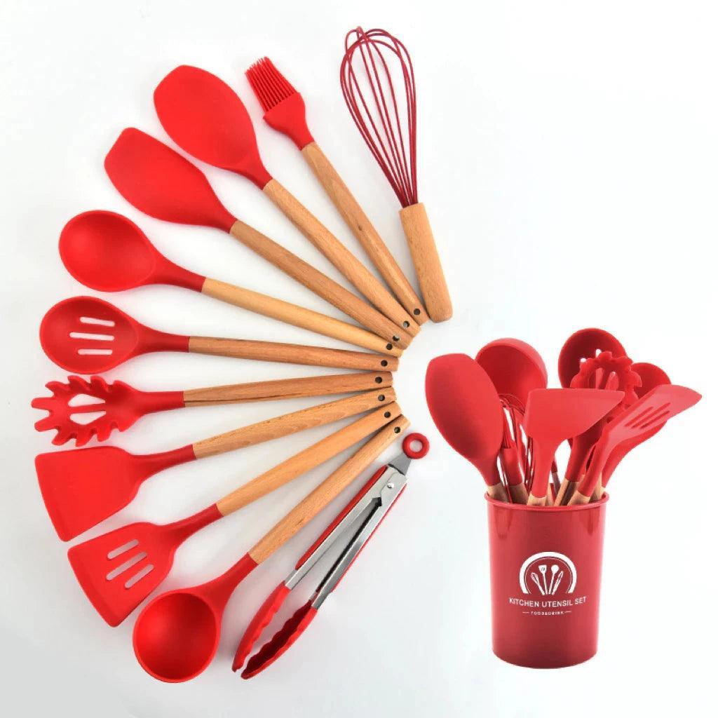 Kit Talheres de Silicone Giullia C/12 Peças - Loja Relâmpago 
