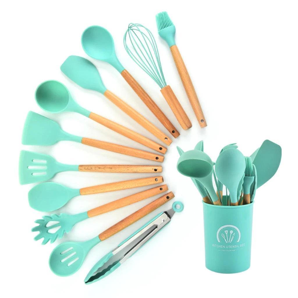 Kit Talheres de Silicone Giullia C/12 Peças - Loja Relâmpago 