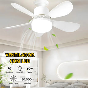 Ventilador de Teto Brisa Fácil (COM LED E CONTROLE REMOTO)