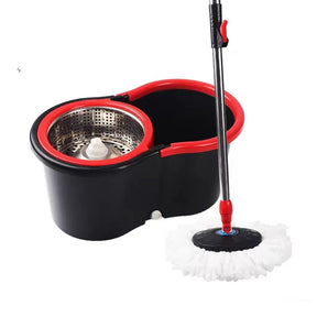 Mop Giratório C/ Balde de Aço Inox - Loja Relâmpago 