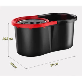 Mop Giratório C/ Balde de Aço Inox - Loja Relâmpago 