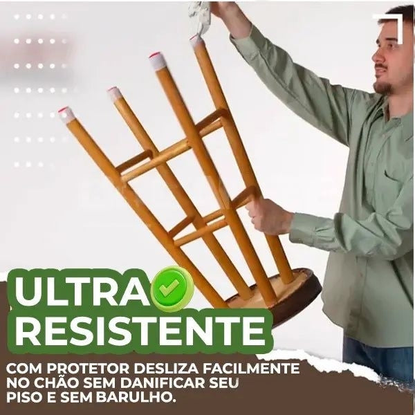 Protetor de Piso Para Moveis em Silicone - ProtectPé®